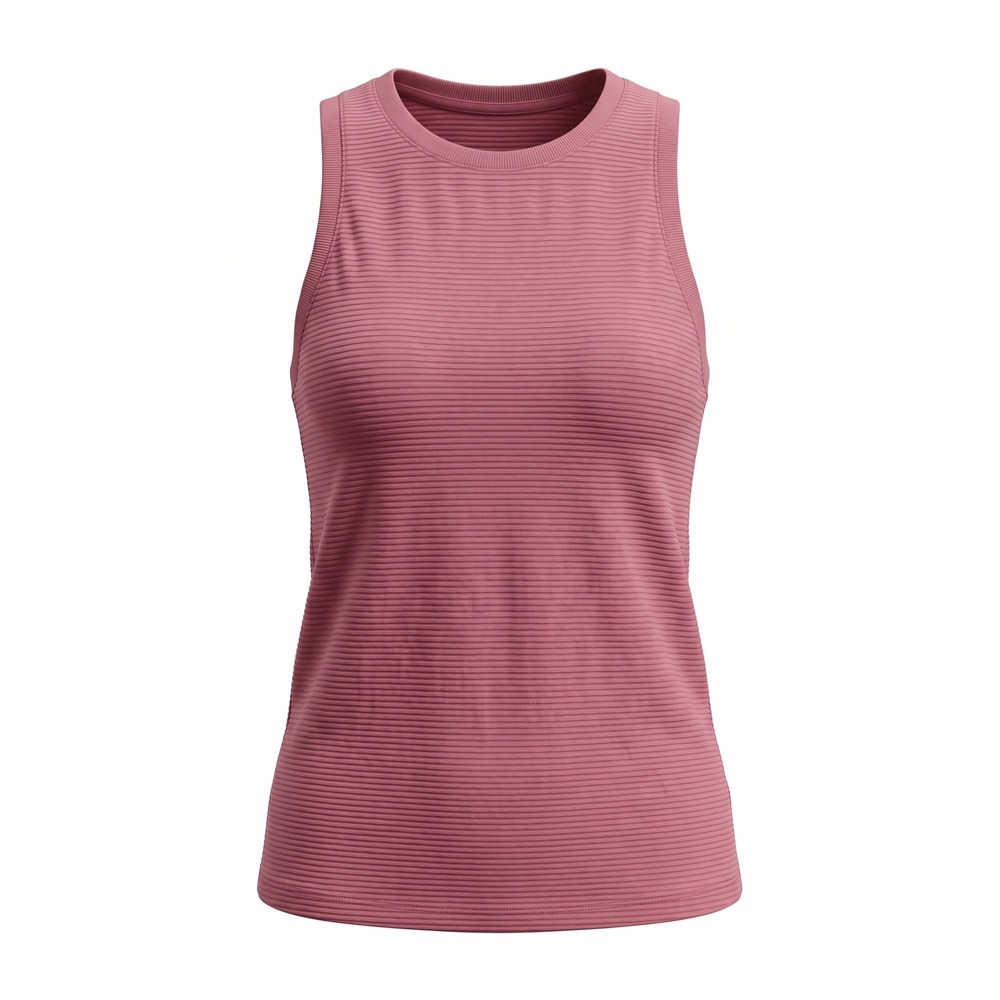 CALIA by Carrie Underwood Womens Mauve Textured Ribbed Active Tank‎ Top XXL